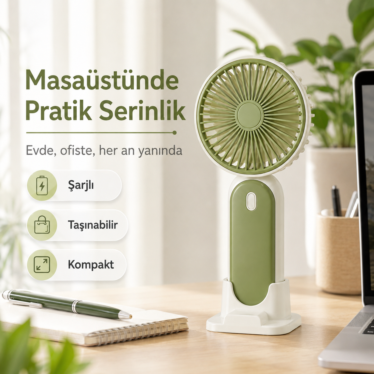 Taşınabilir Mini El Fanı